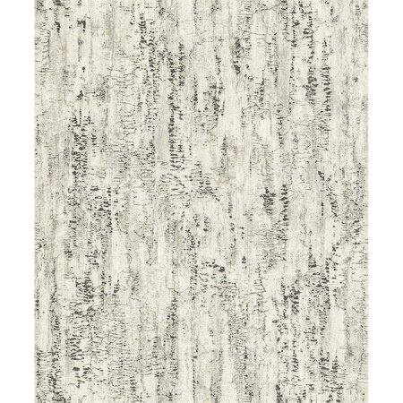 MANHATTAN COMFORT Leeds Colm Charcoal Birch 33 ft L X 209 in W Wallpaper BR4096-554045